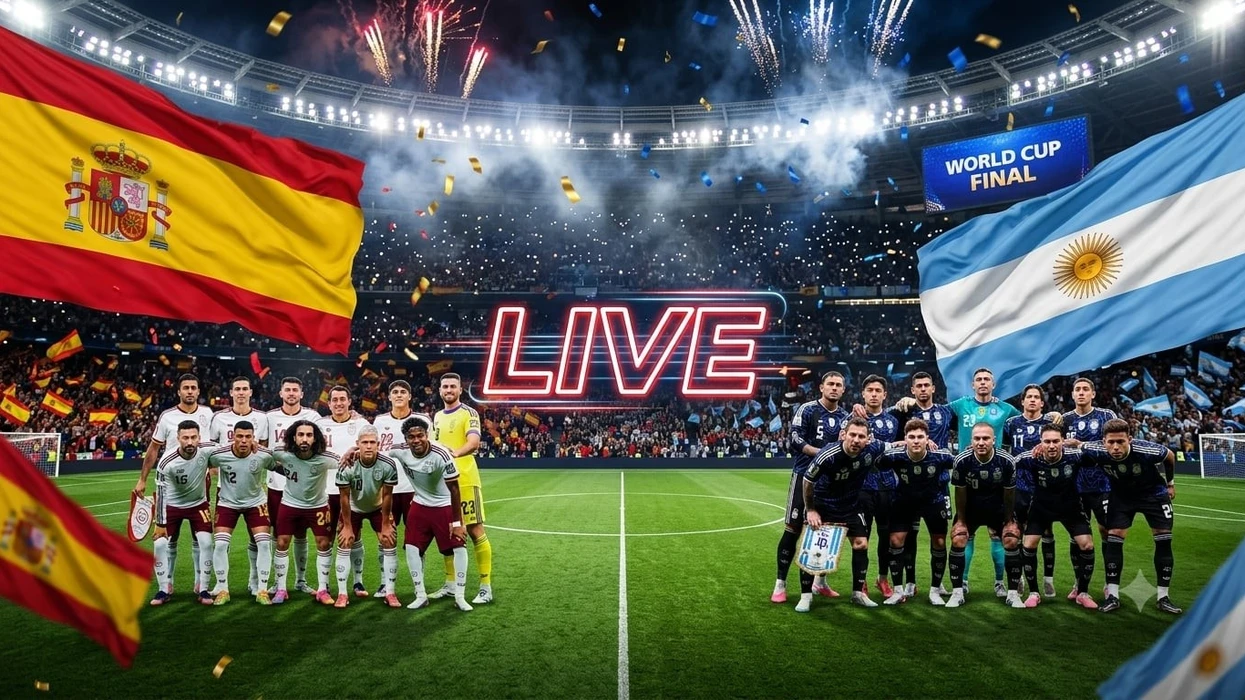 LIVE PHOTO ARGENTINE VS SPAIN 